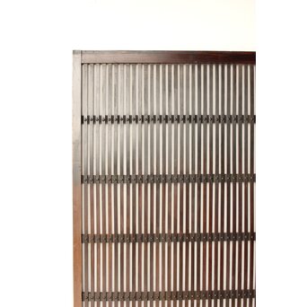 煤飴色 時代松格子戸L　L1149 