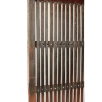 煤飴色 時代松格子戸L　L1149 