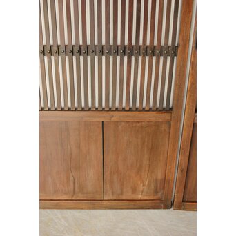 煤飴色 時代松格子戸L　L1149 