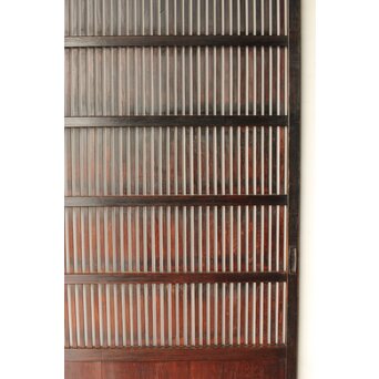 煤飴色 時代松格子戸L　L1149 