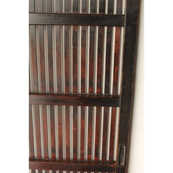 煤飴色 時代松格子戸L　L1149 