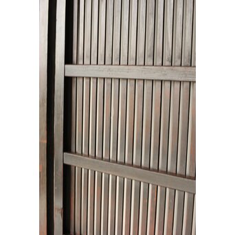 煤飴色 時代松格子戸L　L1149 