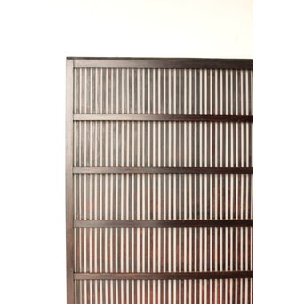 煤飴色 時代松格子戸L　L1149 