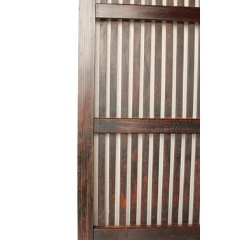 煤飴色 時代松格子戸L　L1149 