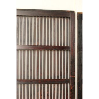 煤飴色 時代松格子戸L　L1149 