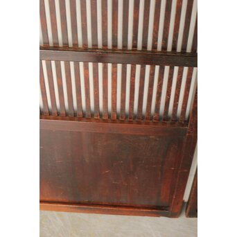 煤飴色 時代松格子戸L　L1149 