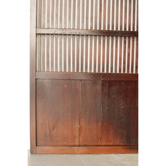 煤飴色 時代松格子戸L　L1149 