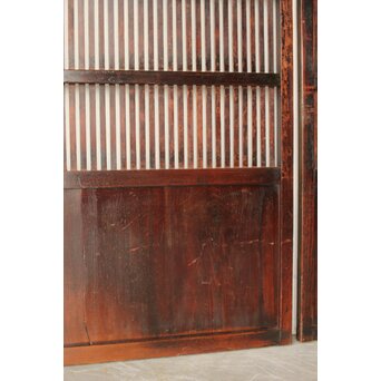 煤飴色 時代松格子戸L　L1149 