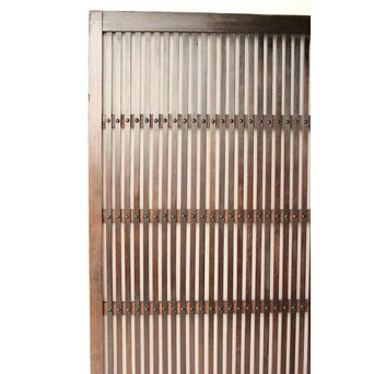 煤飴色 時代松格子戸L　L1149 