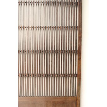 煤飴色 時代松格子戸L　L1149 