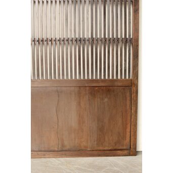 煤飴色 時代松格子戸L　L1149 