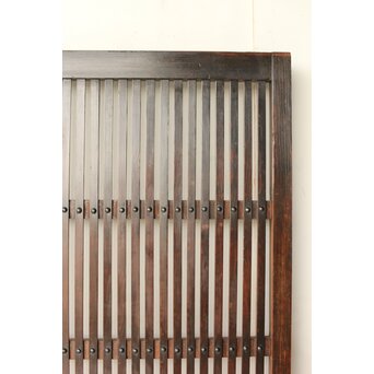 煤飴色 時代松格子戸L　L1149 