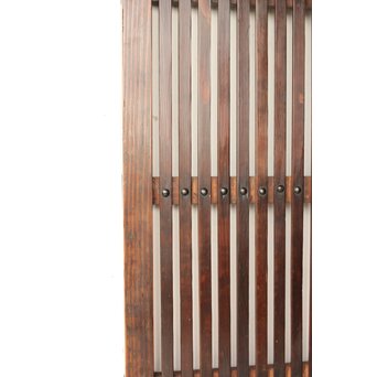 煤飴色 時代松格子戸L　L1149 