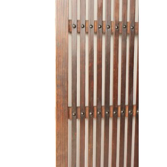 煤飴色 時代松格子戸L　L1149 