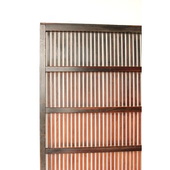 煤飴色 時代松格子戸L　L1149 