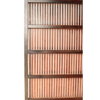 煤飴色 時代松格子戸L　L1149 