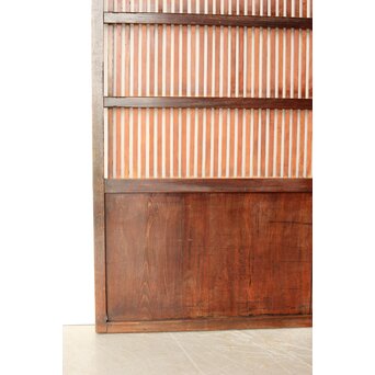 煤飴色 時代松格子戸L　L1149 