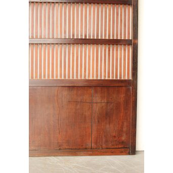 煤飴色 時代松格子戸L　L1149 