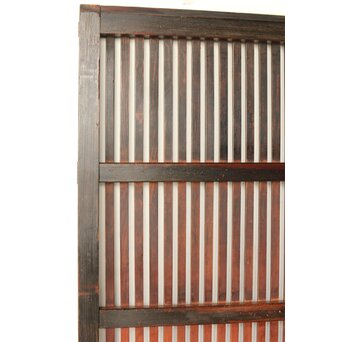 煤飴色 時代松格子戸L　L1149 