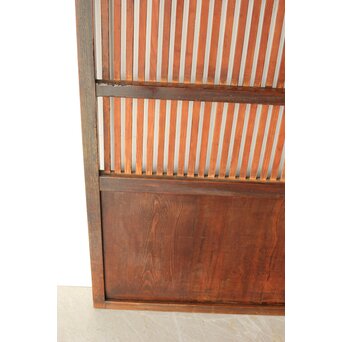 煤飴色 時代松格子戸L　L1149 