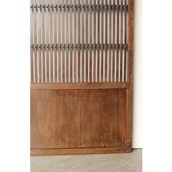 煤飴色 時代松格子戸L　L1149 