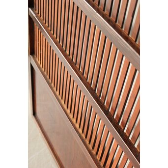 煤飴色 時代松格子戸L　L1149 