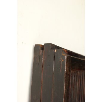 煤飴色 時代松格子戸L　L1149 戸首にばらつきアリ