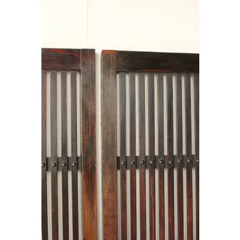 煤飴色 時代松格子戸L　L1149 