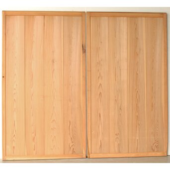 格子板戸 2枚1組　B1087 ウラ