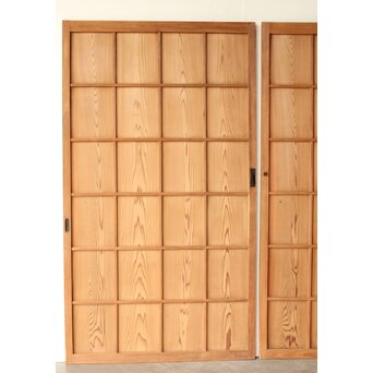 格子板戸 2枚1組　B1087 