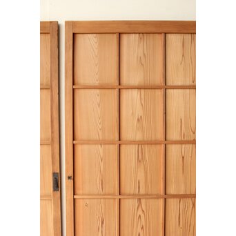 格子板戸 2枚1組　B1087 