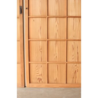 格子板戸 2枚1組　B1087 