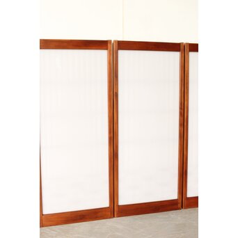 乳白色アクリル板 組子書院 4枚1組　R0448 