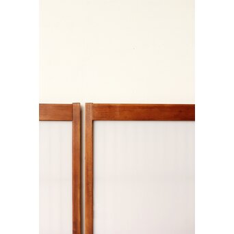 乳白色アクリル板 組子書院 4枚1組　R0448 