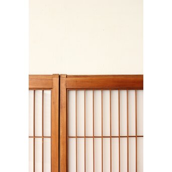 乳白色アクリル板 組子書院 4枚1組　R0448 