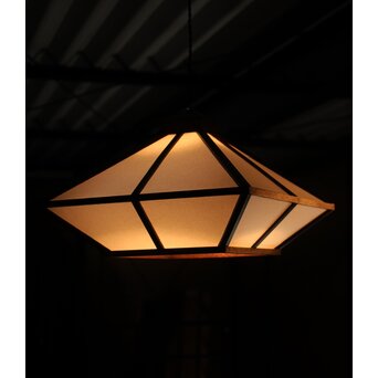 吉田璋也 ダイアモンド幾何学ペンダント照明　A488 