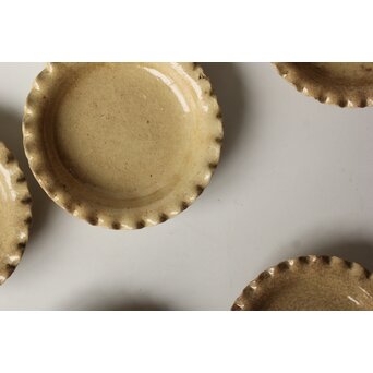 御深井釉 ひだ皿 10枚1組　P505 