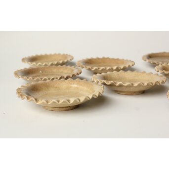 御深井釉 ひだ皿 10枚1組　P505 