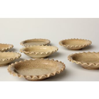 御深井釉 ひだ皿 10枚1組　P505 