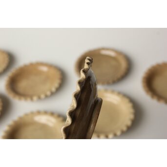 御深井釉 ひだ皿 10枚1組　P505 