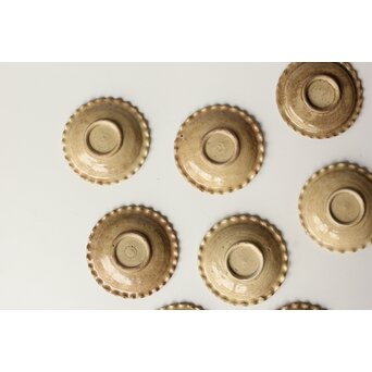 御深井釉 ひだ皿 10枚1組　P505 