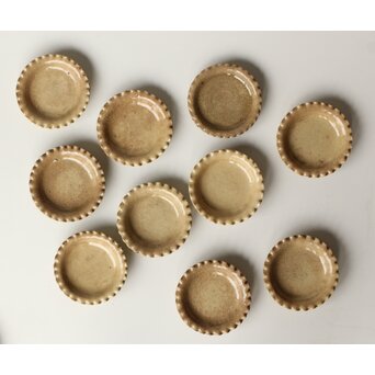 御深井釉 ひだ皿 10枚1組　P505