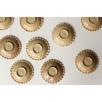 御深井釉 ひだ皿 10枚1組　P505 