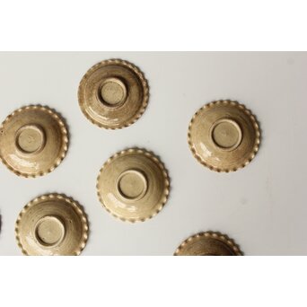 御深井釉 ひだ皿 10枚1組　P505 