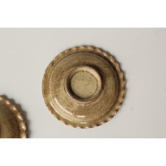 御深井釉 ひだ皿 10枚1組　P505 