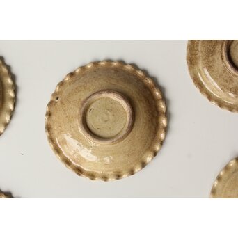 御深井釉 ひだ皿 10枚1組　P505 