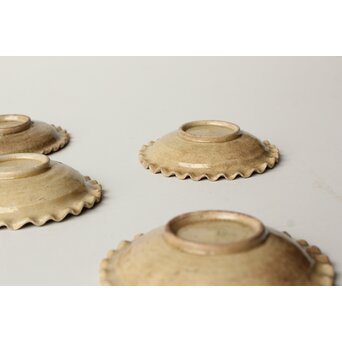 御深井釉 ひだ皿 10枚1組　P505 