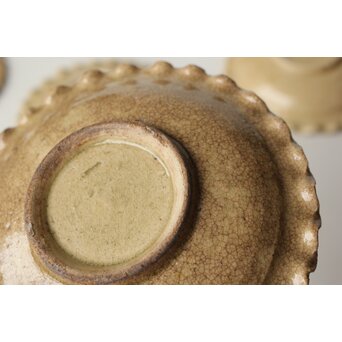 御深井釉 ひだ皿 10枚1組　P505 