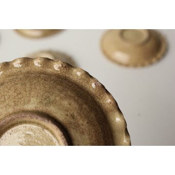 御深井釉 ひだ皿 10枚1組　P505 