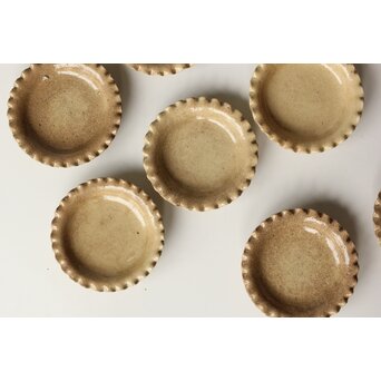 御深井釉 ひだ皿 10枚1組　P505 